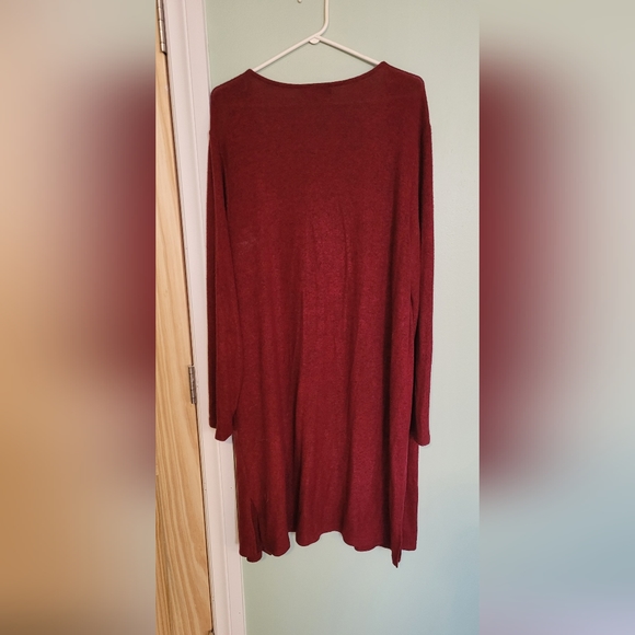 XL OPEN FRONT LONG DRESSY SWEATER - Picture 3 of 3